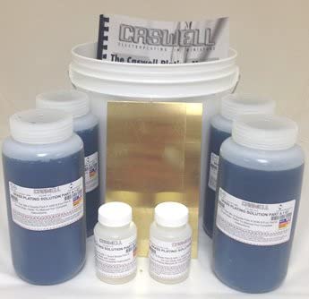 Caswell Brass Plating Kit - 1 Gallon