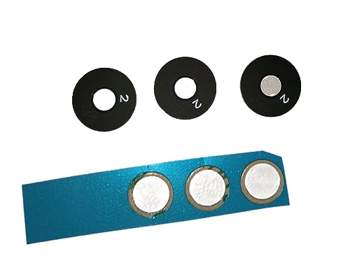 Lente de cámara para Motorola Moto Edge 2021 XT2141 repuesto negro con adhesivo