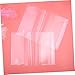 FUNOMOCYA 5Pcs Clear Plastic Textbook Cover Transparent Protective Film for School Books Easy to Use Notebook Protector for Exercise Books and Notebooks