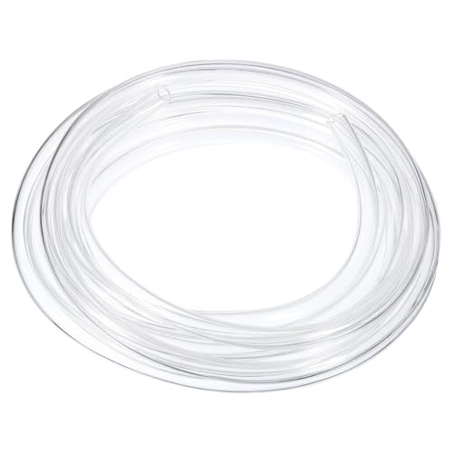 QUARKZMAN Tubo de Pvc, 9mm de ID x 11mm de OD - 13 Pies de Largo Tubos de Agua de Vinilo Transparente, Tubería de Agua Plástico Ligero y Flexible para Acuaponía