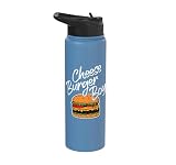 Cheeseburger Boy - Burger Lover - National Cheeseburger Day Stainless Steel Insulated Water Bottle