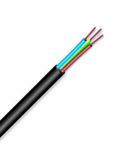 Image secondaire de Couronne de Câble Electraline H05 VV-F 3G1,5 10M Noir