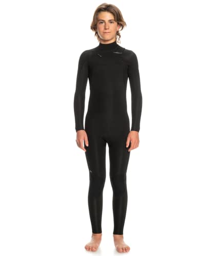 Combinaison Quiksilver Boys 3/2 Chest Zip contre le froid en surf ado