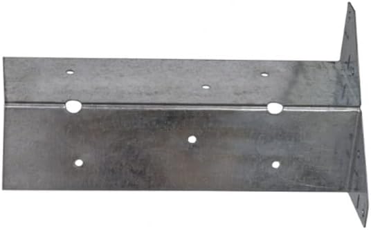 BPC Fixings Galvanised Arris Rail Bracket 8-Piece Set, 300 mm Long ...