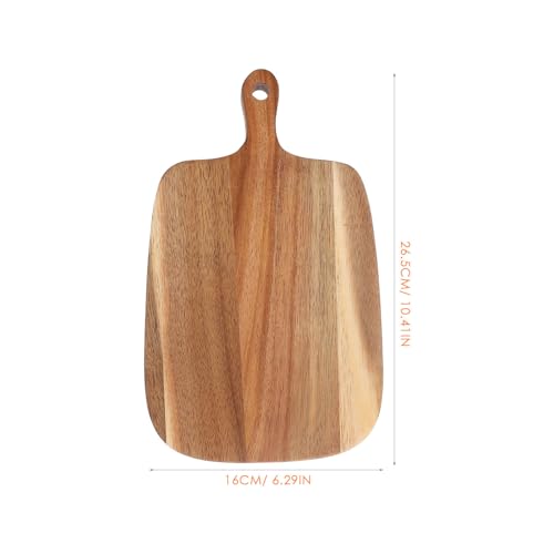 Tabla de cortar de madera de acacia ligera HANABASS con asa portátil para cocina 3