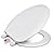Centoco Elongated Toilet Seat, Standard Economy Model, Closed Front with Cover, Plastic, Made in the USA, DSAMAZ16-001, White