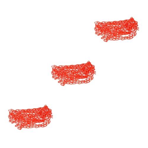 HEALLILY Cerca De Elo De Corrente Com 3 Rolos Barreira De Segurança Cinto Acessórios Coleira De Carr