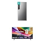 Hisense Frigorifero Monoporta MUR52151SE 150 Litri, Silver + Smart TV 32 HD Ready 32E4ST