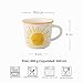 Imagen de TREEWOO Lindo Tiempo Taza de Cerámica 380ML con Asa paraCafé Té Leche Agua Hombres Mujeres Navidad Cumpleaños Aniversario Acción de Gracias Regalo
