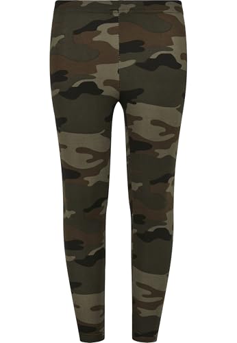 Urban Classics Legging pour Fille Motif Camouflage., Camouflage Bois, 158 cm-164 cm