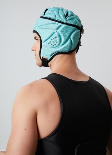 Head Collision Protection Padded Protective Headgear for Flag Football 7v7 Sports Game Green