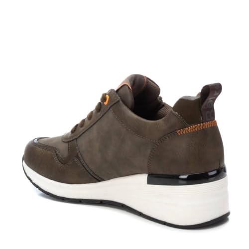 Refresh Para Mujer. 17228004-KAKI Zapatillas 172280 Verde (39), 3 A 5Cm, Cremallera, Casual - 4