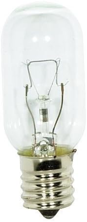 Satco S3917 - Paquete de 10 bombillas transparentes para horno microondas T8 de 130 voltios y 40 vatios