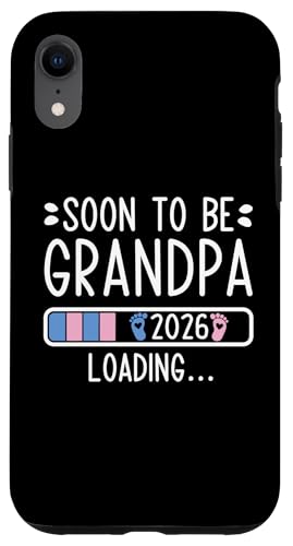 Soon to Be Grandpa 2026 Loading Pregnancy Anuncio 2026 Carcasa para iPhone XR