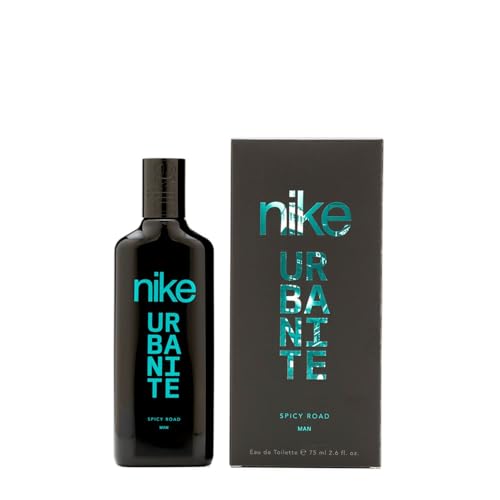 NIKE - Spicy Road 75 ml, Colonia Hombre, Perfume Formato Spray, Eau de Toilette Natural y Masculina, Aroma Cítrico Amaderado, Fragancia Fresca, Impactante y de Larga Duración