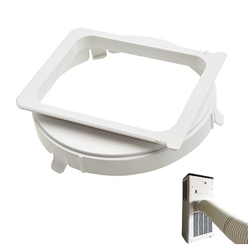 Adaptador de manguera de escape de aire acondicionado portátil 5.91x5.91 pulgadas de reemplazo de aire acondicionado Connector de tubo de tubo de tubo Conector, conector de la manguera de escape cuad
