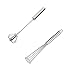 Produktbild Naisfei 2 Stück Edelstahl Kugeln Küche Schneebesen Set, 26cm Edelstahl Schneebesen Schneebesen Klein Ball Schneebesen Set Draht Ei Schneebesen Set für Kochen, Mischen, Schneebesen, Schlagen, Rühren