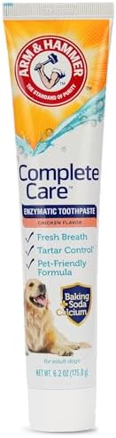 Arm & Hammer Complete Care Enzymatic Dog Toothpaste, Chicken Flav...