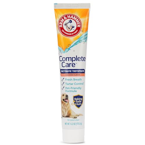 Arm & Hammer Complete Care Enzymatic Dog Toothpaste, Chicken Flavor,