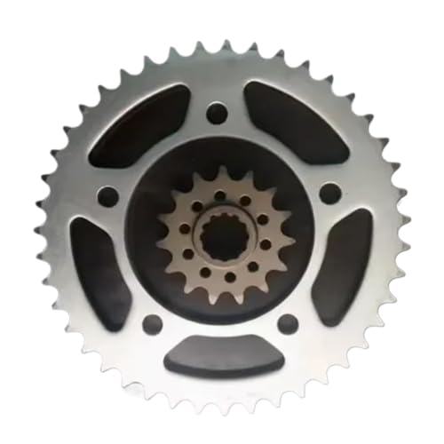 Pignons avant et arrière de moto 525 pour réparer une chaîne qui saute
