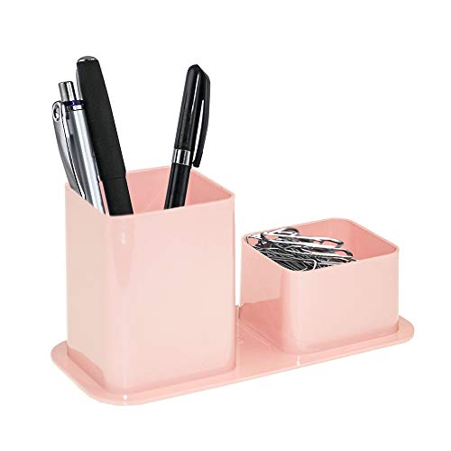 PORTA CANETAS DUPLO ROSA, DELLO, 3030W.0012, Rosa Pastel , 1 unidade