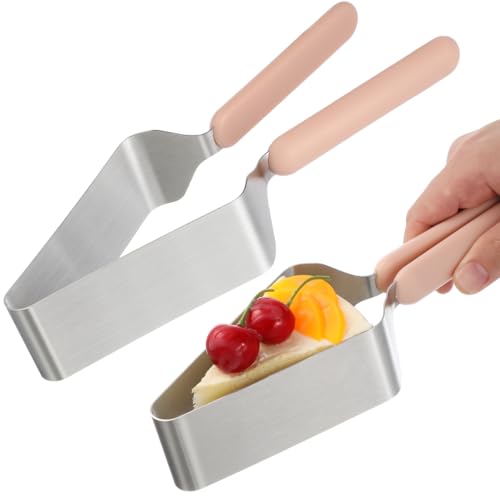 iplusmile 2-pack Cake Divider Cake Cutter Slicer for Even Slices Equalizer Pie Cutter Cheesecake Separator for Baking Weddings Parties 10.62 X 3.93 X 1.96 in