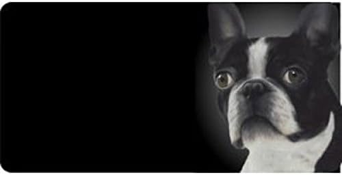 Boston Terrier Airbrush License Plate Free Names on This Air Brush