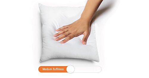 Image of Amazon Brand - Solimo 3-Piece Small Cushion Set - (12 x 12 Inches), White