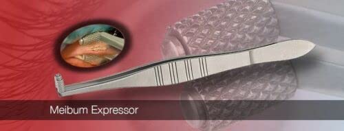 SS Meibomian Gland Rollers Squeeze Expressor