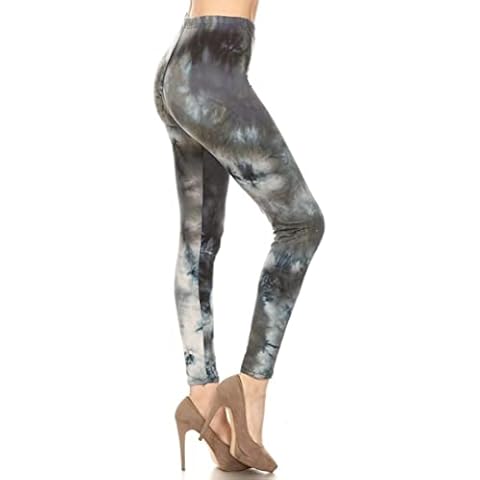 NioBe Clothing WomensTie Dye Leggings Buttery Soft Colorful Vibrant Patterns (One Size, Shadow Tie Dye) Cover