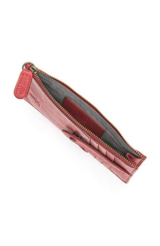 Frye Womens Melissa Snap Card Leather Wallet, Red, One Size Us #TOP1