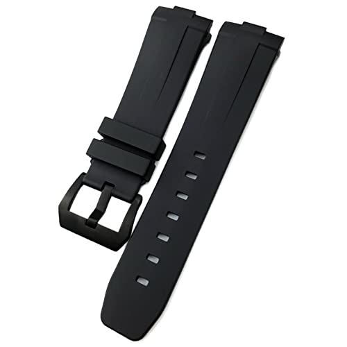 Bracelet caoutchouc pour Panerai résolvant le jeu de l'entrecorne 24mm