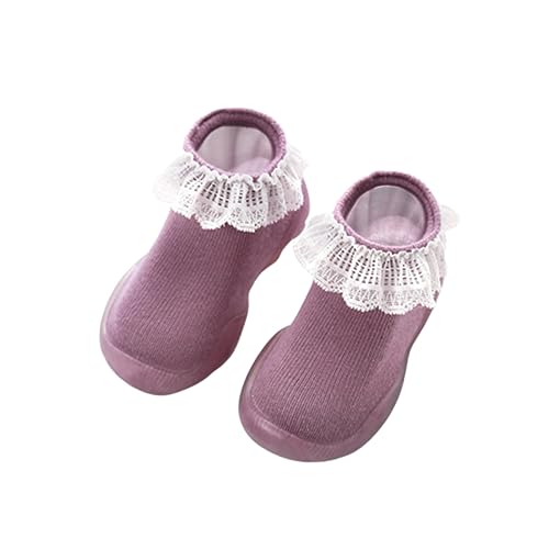 JEWEDECO Warm Baby Socks Anti-slip Ankle Floor Socks (size 22/23) for Learning to Walk