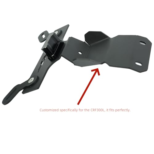 Tail Tidy Kit for CRF300L / CRF300L Rally 2021-2025, CRF250L MD47 2021-2025. Fender Eliminator Kit equipped License Plate Holder, License Plate Light, Turn Signal Lights (Clear) by FTQYZDP - Image 6