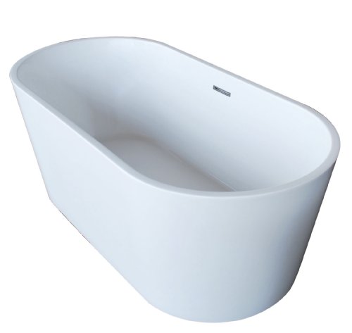 Spa World Venzi Vz6731Bwsxcwxx Vida Collection Oval Soaking Bathtub, 32X67, Center Drain, Wh #TOP2