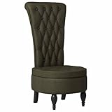 【Composition élégante】 Cette chaise Slipper avec dossier haut apporte une touche de chic à n'importe quel intérieur. Avec sa surface en cuir synthétique en suédine, elle s'intègre parfaitement dans votre salon, chambre ou bureau. Son dossier haut assure un bon confort toute la journée, que ce soit pour le travail ou la détente.