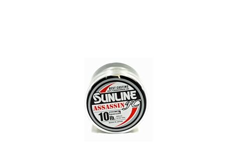 Sunline Assassin FC Fishing Line, 10 Pound 660 Yards, Clear
