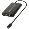 SoNNeT DisplayLink USB-C to Dual 4K 60Hz HDMI Adapter