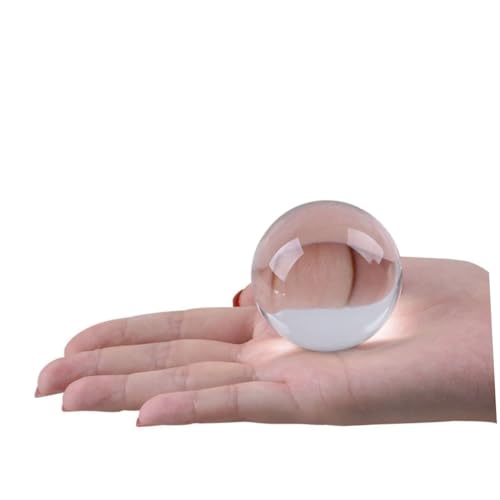 VICASKY Trasparente per Fotografia e Meditazione Palla in Vetro Ottico per Accessori Fotografici e Decorazione