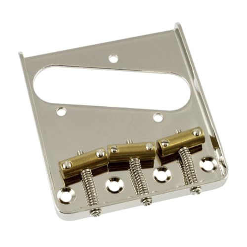 【国内正規品】 Allparts オールパーツ TB-5125-001 Nickel Vintage Compensated Saddle Bridge for Teleca...