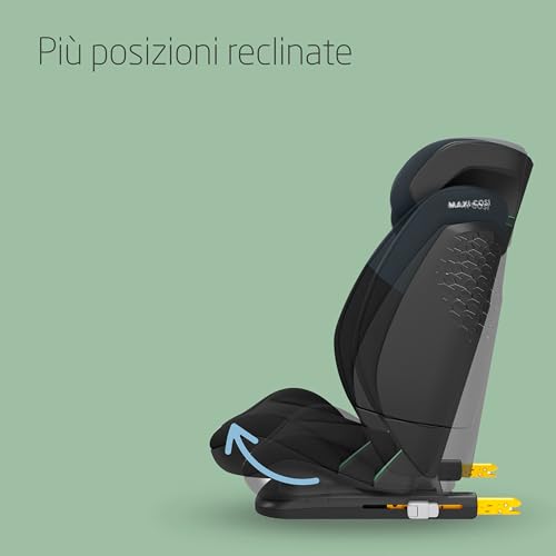 Maxi-Cosi Rodifix S I-Size, Seggiolino Auto Isofix Reclinabile In 3 Posizioni, 3,5-12 Anni (100-150 Cm), Regolabile In Altezza/Larghezza, Protection G-CELL, Tecnologia Airprotect, Tonal Black - 4