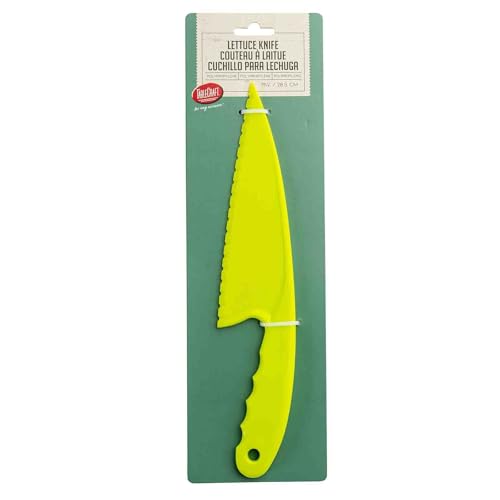 Comparison: Best Knife For Cutting Lettuce 9 TableCraft 12703 Green Lettuce Knife, Serrated Edge for Leafy Greens and Herbs, Lightweight Polypropylene Design, Prevents Browning, Easy Grip Handle, Safe for Non-Stick Surfaces, Dishwasher Safe