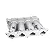 Silver/Black Custom Billet Steel Sheet Ultra Series Street Intake Manifold Suitable Compatible For Honda K Series K20 K24 Engine(Silver)