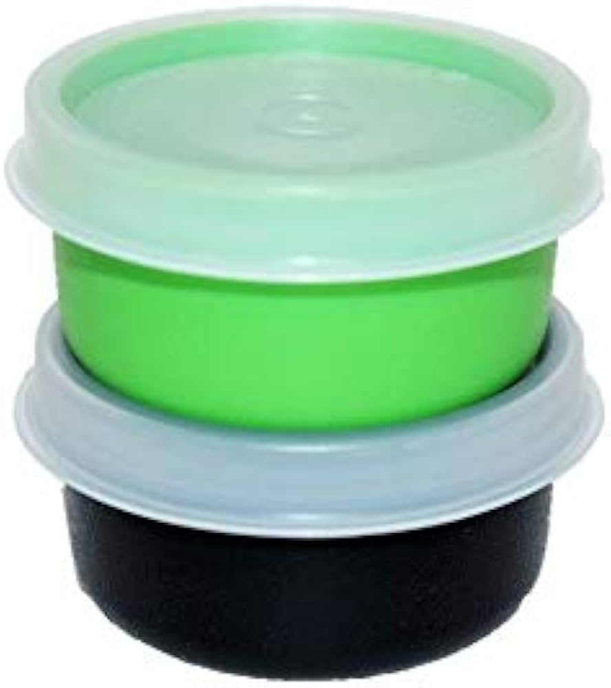 Amazon.com: Tupperware Set of 2 Smidgets 1 Ounce Mini Containers