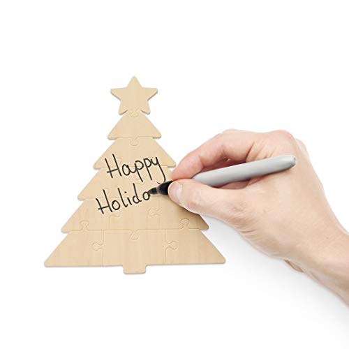Christmas, Wooden Jigsaw Puzzle, Xmas Festive Message For Loved Ones, You Complete Me, Green #TOP1