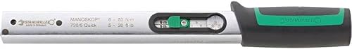 STAHLWILLE 730/5 Quick Trigger Torque Wrench 6-50 N·m No Resetting to 0 Required for 9 x 12 mm Insertion Tools Made in Germany