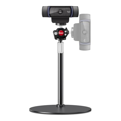 Etour Adjustable Webcam Desk Mount Stand Cover