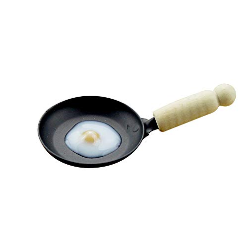 Preisvergleich Produktbild rycnet Miniatur-Imitationsmodell Spiegelei-Pfanne aus Legierung