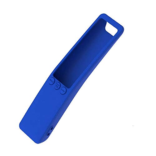 Image of Oboe Sikai Silicone Case Compatible with Samsung BN59-01312A QLED 8K 4K Smart TV Remote Shockproof Protective Remote Cover Skin-Friendly Anti-Slip Anti-Lost with Remote Loop (B-Blue)