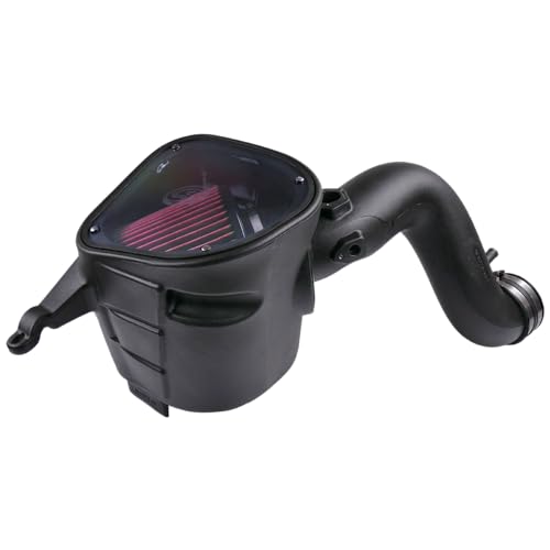 S&B Filters 75-5093 Cold Air Intake For 2007-2009 Dodge Ram Cummins 6.7L (Oiled Cleanable, 8-ply Cotton Filter)